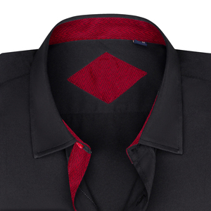 Chemise habillée en coton doux à carreaux à manches longues pour homme, idéale pour l'extérieur - Product Image 3