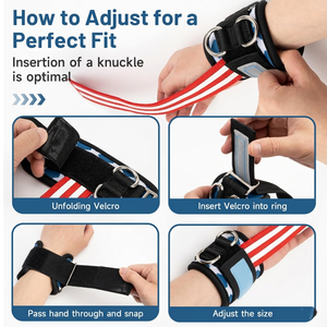 Sangles de musculation personnalisées avec logo en silicone, bandes de maintien pour poignets, antidérapantes, pour entraînement en salle de sport, sangles de musculation - Product Image 4