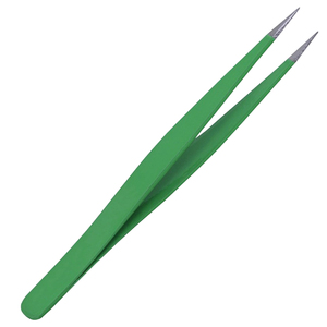 Pince à épiler en acier inoxydable à marque privée pour l'épilation des sourcils, outils de beauté à pointe fine, légers et durables pour le nail art - Product Image 6