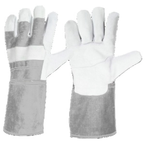 Gants de sécurité en cuir de vachette pleine fleur canadien robustes pour la vente en gros, gants de travail renforcés pour le jardinage, résistants à la chaleur et aux étincelles - Product Image 5