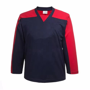 Camisetas de hockey personalizadas de alta calidad con impresión por sublimación, servicio OEM, uniforme de entrenamiento antibacteriano para equipos. - Product Image 5