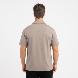 Manufacturing Cotton Boxy Fit Short Sleeve <b>Camp</b> Collar Casual Button Down <b>Shirt</b> Custom Wholesale OEM ODM Manufacturer - Product Image 6