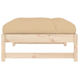 Reposapiés de madera maciza de pino para patio de 47,2 "x 31,5" para muebles de exterior - Product Image 5