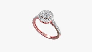 Anillo de Plata de Ley 925 con Diamantes, Moderno y Popular, para Regalo de Cumpleaños para Chicas, Disponible a Precio de Fábrica - Product Image 2