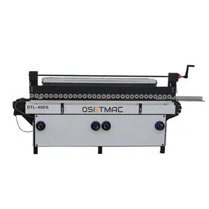 OSETMAC DTL-80DS Three Rollers Manual Side Sanding Machine For Wood MDF Plywood Polishing