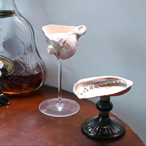 Copas de Vino Personalizadas con Diseño de Conchas Marinas 2026, Copas de Martini con Diseño de Conchas Marinas, Regalos para Damas de Honor de Boda, Regalos para Despedida de Soltera, Regalos de Aniversario - Product Image 1