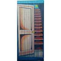 Rideau de porte en bambou fabriqué à la main cloison de maison naturelle fabricant vietnamien
