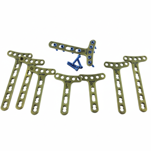 Placa en T pequeña extracircular con bloqueo, en ángulo recto, con tornillo Titan (juego de 85 piezas) - Product Image 1