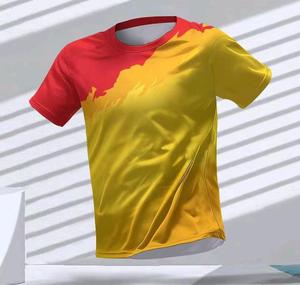 Maillot de football unisexe, séchage rapide, respirant, antibactérien, léger, 100% coton, chemise de sport - Product Image 1