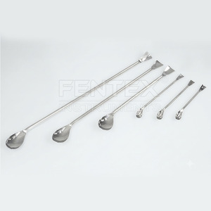 Espátula de Laboratorio de Acero Inoxidable FENTEX, Cuchara de Muestreo Micro, Instrumento de Mezcla de Doble Extremo - Product Image 6