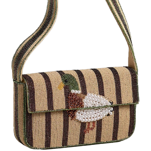 กระเป๋าคลัทช์ปักลาย Ziyan Handicraft ประดับลูกปัดหลากหลาย ซับในผ้าฝ้าย แฟชั่น ทนทาน ลายสัตว์เดี่ยว ลายทาง ปักมือ ปิดด้วยแม่เหล็ก - Product Image 4