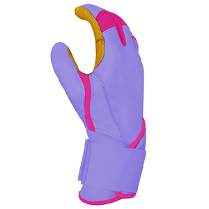 Gants de frappe de baseball en cuir Cabretta de qualité supérieure, couleurs personnalisées, droit/gauche, entraînement, XXL XL, fermeture auto-agrippante, manchette longue, extension - Product Image 4