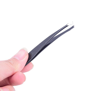 Pince à épiler professionnelle pour femmes, couleur or 24 carats, en acier inoxydable, outils de maquillage et de beauté, 1 pièce - Product Image 5