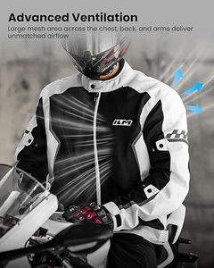 Men PU Leather Motorcycle Riding <b>Jacket</b> Keep Warm Windproof Motorbike Clothing Breathable Motocross <b>Racing</b> <b>Jacket</b> With Armor - Product Image 4