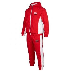 Ensemble de survêtement pour homme à capuche avec fermeture éclair, en polyester, pour l'entraînement, jogging, sport, deux pièces, vêtements de sport, ensembles de course - Product Image 6
