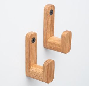 Gancho de madera personalizado para colgar en la pared, para guardar ropa en habitaciones de hotel, 2 piezas al precio más bajo. - Product Image 1