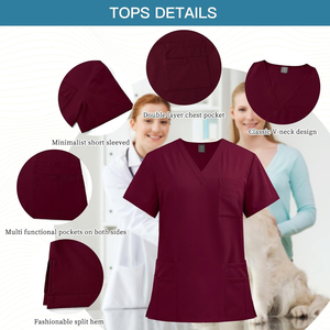 Uniformes de Enfermería de Alta Calidad, Conjuntos Elegantes, Uniformes Médicos Modernos, Conjuntos de Uniformes Quirúrgicos para Venta en Línea, Disponibles en Todas las Tallas - Product Image 3