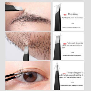 Pince à cils professionnelle pour l'application d'extensions, outil de précision à pointe fine pour salon - Product Image 5