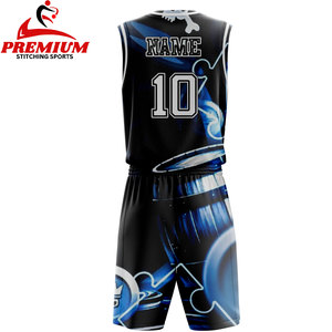 Tenues de basketball réversibles pour adultes, faible MOQ, kit de sport, maillots en polyester respirant, séchage rapide, nom d'équipe personnalisé - Product Image 2