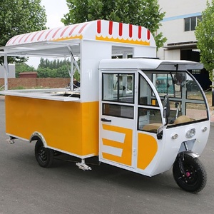 Camion de cuisine mobile professionnel à prix abordable, avec équipement de cuisson complet, idéal pour les barbecues et les événements – Petit chariot alimentaire type Tuk Tuk - Product Image 3