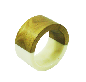 Anneau de serviette personnalisable en bois et résine époxy pour la maison, l'hôtel, la table, les fêtes – Qualité supérieure et meilleur prix - Product Image 3