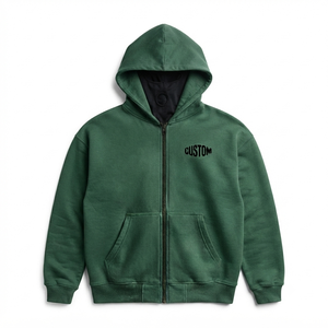 Trendy Built-In Face Mask Hoodies Heavyweight Full <b>Zip</b> Cotton Fleece Oversized Tactical Streetwear Custom Logo OEM ODM Factory - Product Image 2