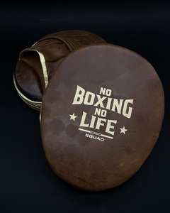 Guantes de Precisión Personalizables de Cuero Vacuno Genuino de Primera Calidad, Sin Boxeo No Hay Vida, para Entrenamiento de MMA/Kick Boxing - Product Image 6