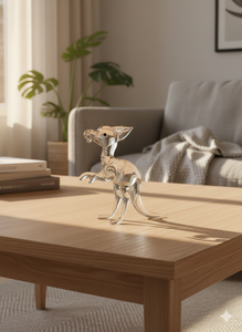 Figurine de kangourou en verre, décoration de luxe pour la maison, cadeau, objet de décoration, anniversaire de mariage, Saint-Valentin, export, présentation de table, objet de collection haut de gamme - Product Image 4