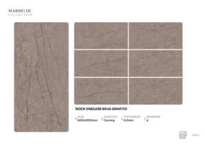 แผ่นพอร์ซเลนแกะสลักลาย Elite Texturevision ขนาด 60x120 ซม. 600x1200 มม. 24x48 นิ้ว  ผิวสัมผัสแบบมิติร่วมสมัย สำหรับโครงการหรูหรา - Product Image 5