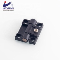 Charnière en plastique à friction Hengzhu HL079 noir charnière dynamométrique en plastique réglable à 108 degrés