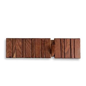 Colgador de Pared Plegable de Madera Premium con 7 Ganchos, Organizador Multiusos para Ahorrar Espacio, para Hogar, Oficina, Cocina y Baño - Product Image 1