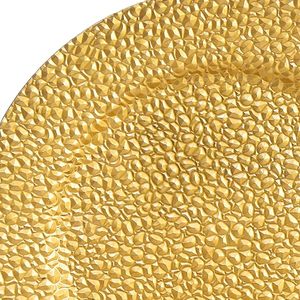 Plato Decorativo Plateado, Vajilla Redonda Elegante para Decoración de Mesa en Recepciones de Boda - Product Image 3