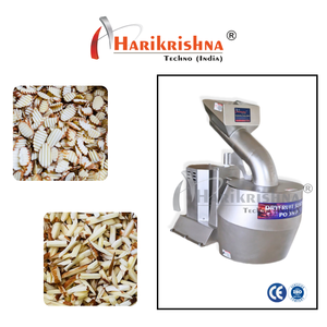 เครื่องหั่นผลไม้อบแห้งอุตสาหกรรม สแตนเลส อุปกรณ์ตัดถั่ว Harikrishna Techno กำลังการผลิต 900 กก./ชม. รับประกัน 1 ปี - Product Image 3
