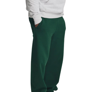 <b>Men's</b> Fleece Straight Leg <b>Trousers</b> Regular Fit <b>Elastic</b> Waist Casual Sweatpants with Side and Back Pockets Comfortable Daily Wear - Product Image 5