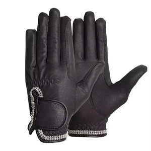 Manufactures <b>Equestrian</b> Horse Riding Gloves for Unisex Solid Color Best Material Horse Riding Gloves Leather riding gloves - Product Image 1