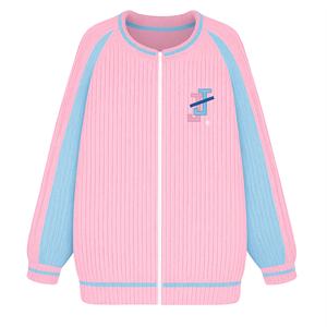 เสื้อคาร์ดิแกนซิปปักลาย New Jack And Jill Of America เสื้อถักไหมพรมสำหรับผู้ชายและผู้หญิง - Product Image 2