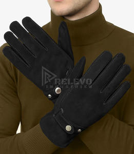 Gants de moto vintage en cuir de chèvre véritable, respirants et perforés pour l'été, compatibles écran tactile, vente en gros personnalisée - Product Image 1