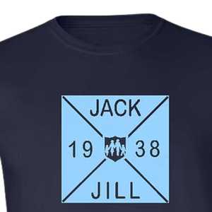 T-shirt graphique Jack and Jill Ladies Crossing en coton à manches courtes, décontracté, pour femmes, tee-shirt d'été imprimé, haut tendance - Product Image 4