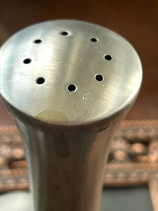 Classic Metal <b>Salt</b> And Pepper <b>Shaker</b> Set For Restaurant Hotel And Home Use Functional And Stylish Seasoning Set From India - Product Image 4