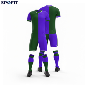 Uniformes de Fútbol Personalizados al por Mayor para Niños y Jóvenes, con Logotipo y Números Impresos, Manga Corta, 100% Poliéster, Secado Rápido - Product Image 2