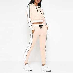 Conjunto Deportivo de Algodón Ecológico Personalizado al por Mayor para Hombre y Mujer, Talla Grande, con Sudadera con Capucha, Informal, para Invierno - Product Image 1