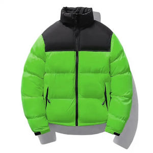 Fully Customized Men's <b>Waterproof</b> Canvas Puffer <b>Jackets</b> Polyester Wadding Filled <b>Winter</b> DDP Shipping - Product Image 2