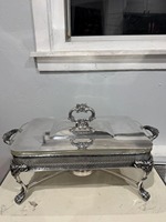 Chafing Dish Mewah dari Baja Anti Karat dengan Tempat Bahan Bakar untuk Pesta Pernikahan dan Layanan Makanan dengan Harga Terbaik