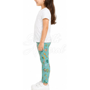 Leggings durables pour filles, taille élastique, tissu extensible confortable, idéal pour l'école et les activités ludiques - Product Image 5