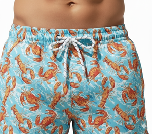 Pantalones Cortos Deportivos de Lona con Estampado Animal para Hombre, Antiarrugas, con Bolsillos con Cordón, Cintura Elástica, 100% Algodón, Secado Rápido y Transpirables - Product Image 4