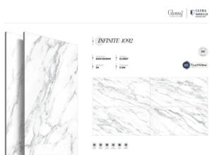 Azulejos de porcelana brillante de gran formato y alta calidad, tamaño 800x1600, 1200x1800, 750x1500 mm, para decoración interior y exterior. - Product Image 3