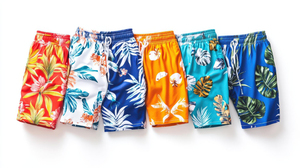 Factory Direct <b>Men's</b> Spandex Polyester Cotton Casual Shorts Elastic Waist shorts&Swim trunks - Product Image 6