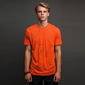 Camiseta Vintage de Estilo Urbano para Hombre, con Hombros Caídos, Resistente al Viento, Nueva Moda, Camiseta Desgastada - Product Image 5