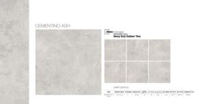 Azulejos de Porcelana de 20 mm, Color Beige Cementino, 600x600 mm, Resistentes para Exteriores, R11, Adhesivo para Ladrillos - Product Image 6
