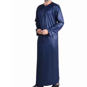 Ropa Islámica Más Vendida, Thobe para Hombre, Thobe Árabe Musulmán al por Mayor, Ropa Tradicional Transpirable para Hombre, Thobes Jubba para Hombres - Product Image 5